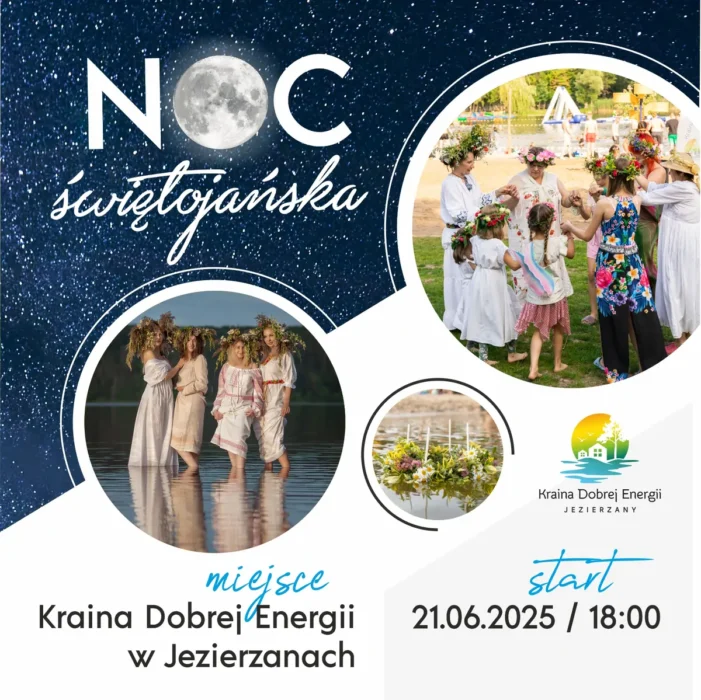 Noc Świętojańska nad jeziorem